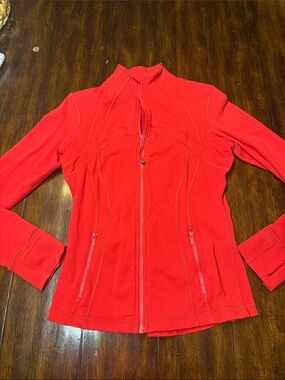 EUC Lululemon Define Jacket - Dark Red Size 10